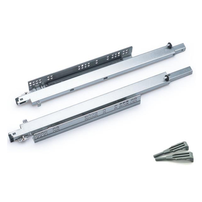 Full extension undermount drawer slide with soft closing（with plasti adjusting pin） - copy