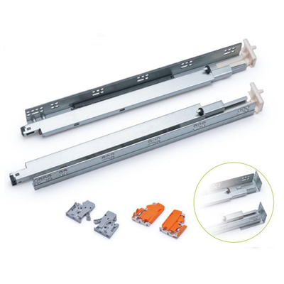 American type undermount drawer slide（with zinc or plastic handle,metal or plastic hook） - copy