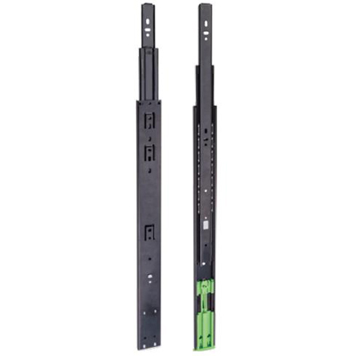 Full extensim ball bearing drawer slide with soft closing